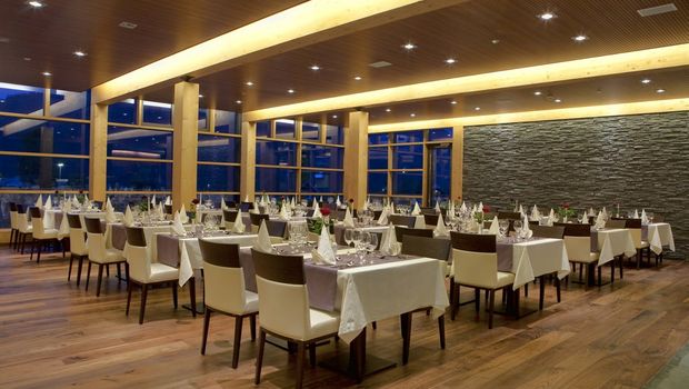 Restaurant des Hotels Eco Bohinj in Slowenien 