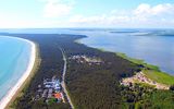 Luftaufnahme der Nehrung Schaabe © AQUAMARIS Strandresidenz Rügen