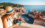 Piran, Blick vom Glockenturm der St. Georgs Kirche