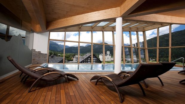 Schwimmbad des Wellness Hotel Eco Bohinj in Slowenien 