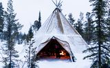 Tipi in Lappland