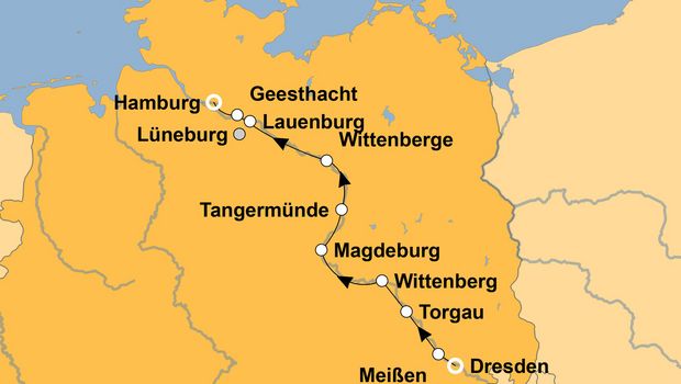 Ihre Reiseroute