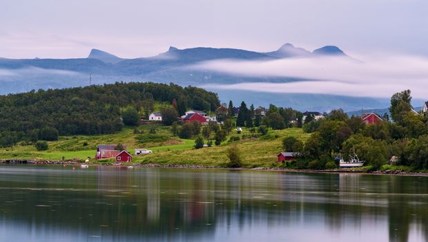 Landschaft bei Harstadt