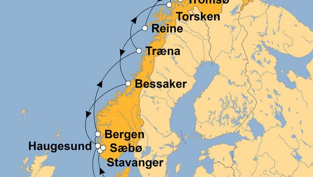 Ihre Reiseroute