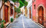 Gassen der Altstadt von Rethymno, Insel Kreta