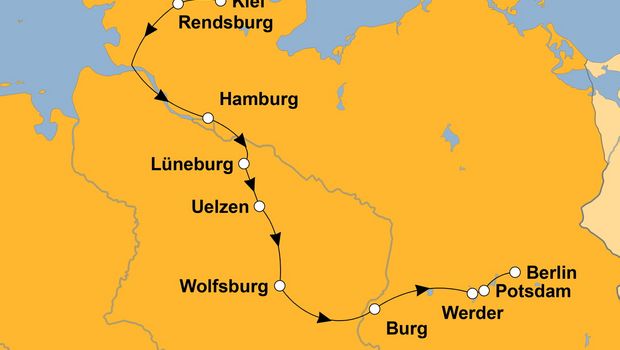 Ihre Reiseroute