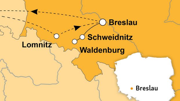 Ihre Reiseroute