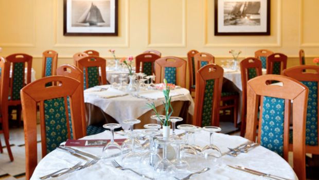 leckeres Abendessen im Hotel Villa Maria bei Sorrent in Italien