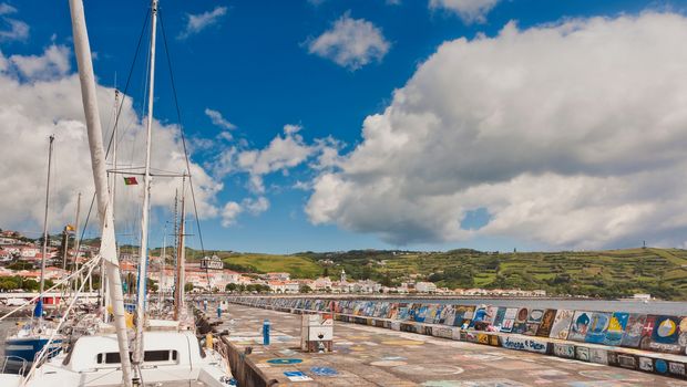 Yachthafen von Horta auf Faial