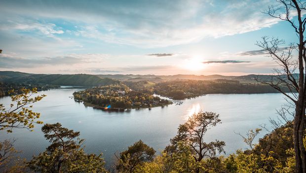 Talsperre Slapy an der Moldau