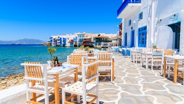 Griechische Taverne Mykonos