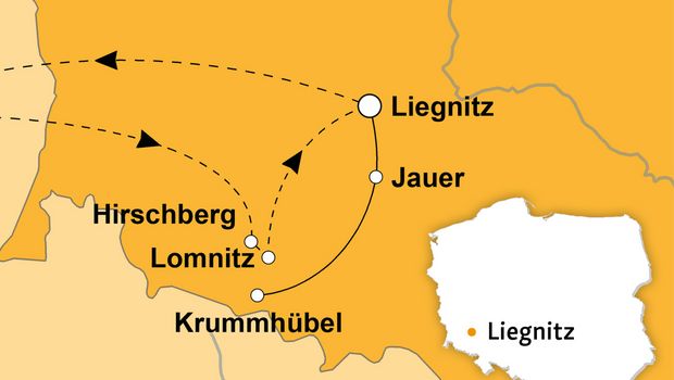 Ihre Reiseroute