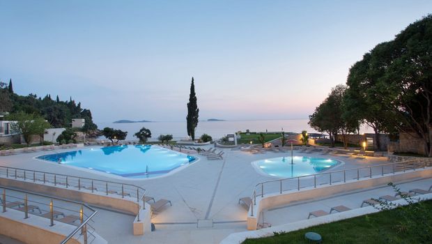 Terrasse mit Pool, Hotel Astarea, Mlini